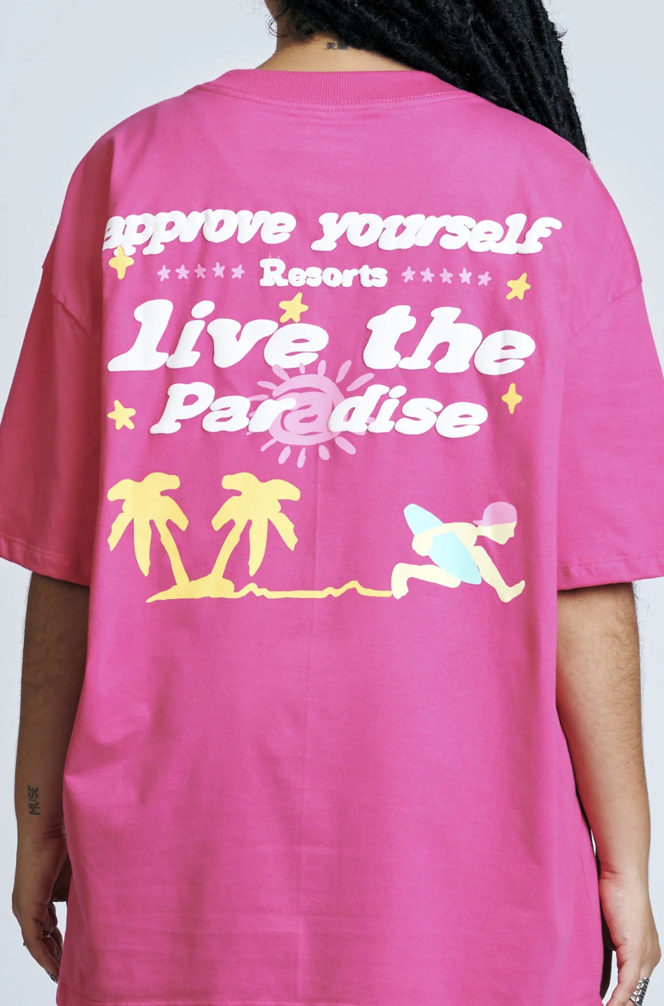 7472 - CAMISETA HUGE APPROVE RESORT PINK