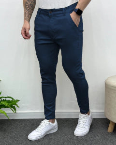 CALÇA ALFAIATARIA SLIM  CETIM