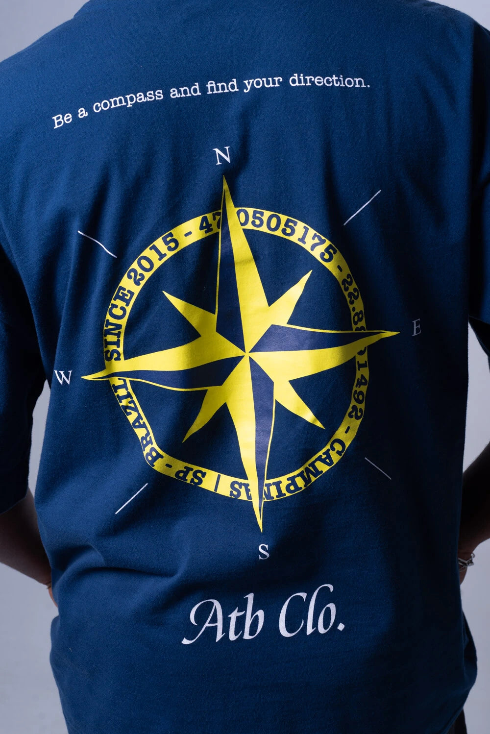 1002 - CAMISETA  ALLTRIBE COMPASS AZUL