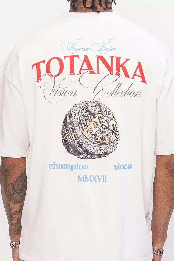 CAMISETA OVERSIZED TOTANKA CHAMPION'S RING