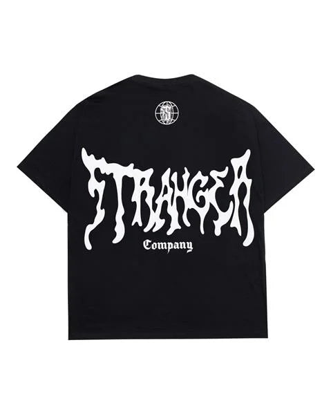 Camiseta Stranger Oversized Distorted Gothic Lettering